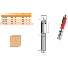 Netmak Bilyalı Temizleme Bıçağı 13X50X12 mm 430-04D 12 mm