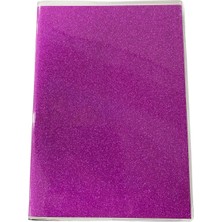 Şeffaf Kapaklı Çizgili Simli Defter
