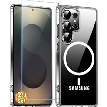Samsung Galaxy S25 Ultra Kılıf Magsafe + Cam Ekran Koruyucu Seti