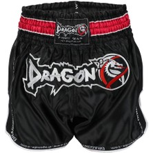 Muay Thai Şortu Retro Neo Siyah MT3075