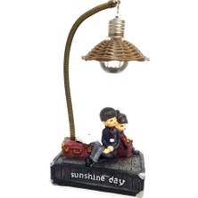 Big Trend Store Sunshine Day Sonsuz Aşk Işıklı Çift Biblosu - Romantik ve Dekoratif Hediye - Aşkı ve Zarafeti Yansıtan Şık Dekor