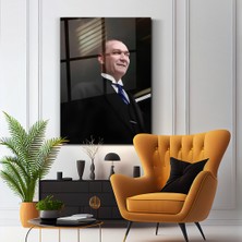 Zera Wall Gazi Mustafa Kemal Atatürk Yapay Zeka Görseli Cam Tablo- Ev ve Ofis Dekorasyonu- Modern-Atatürk