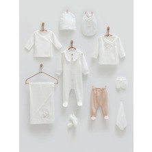 10'lu Ekru Bebek Hastane Çıkışı Takımı