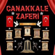 Çanakkale Zaferi Pano Süsü Karton