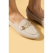 Pembe Potin Toka Detaylı Anatomik Taban Kadın Babet 57-35-25