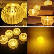 108 Pcs Crystal LED Light Candle 108 Adet Parlak Kristal LED Işıklı Mum Kaliteli Gün Işığı LED Mum