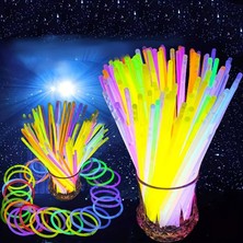 1000 Adet Vıp Renkli Glow Stick Neon Işık Fosforlu Bileklik Kolye Fosforlu Işık Konser Şenlik Işığı
