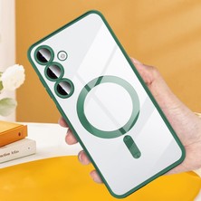 Dexmon Galaxy S25 Kılıf Kamera Lens ve Hoparlör Toz Korumalı Magsafe Şarj Özellikli Esnek Silikon