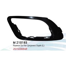 MRL210183 - Sis Far Çerçevesi Kapağı Sol Fluence Siyah
