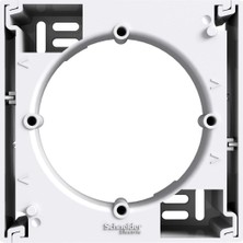 Schneider Asfora Siva-Üstü Kasa Çoklu Uzatma Beyaz