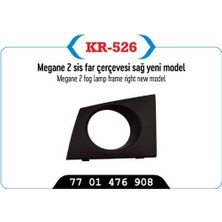 KR-526 - Sis Far Çerçevesi Kapağı Sağ Sisli Megane Iı
