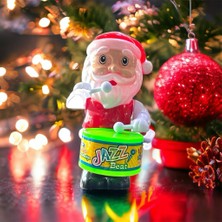 Oktay Sesal Davul Çalan Noel Baba Oyuncağı Yılbaşı Oyuncakları Yılbaşı Hediyeleri Kurmalı Davul Çalan Noel Baba