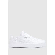 Kadın Puma Skye Clean Beyaz Sneaker Düz Taban Konforlu Tasarım ile Hafif ve Esnek