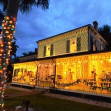 Dekor Düğün Işıkları 2x2 M2 Ağ LED Işık Gün Işığı Ağ LED Işık Eklemeli Warm Light LED 220 Volt Fişli