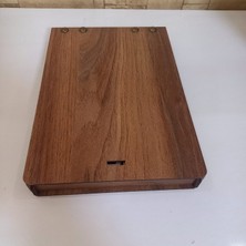Kişiye Özel Dekoratif Nazar Boncuklu Ahşap Plaket
