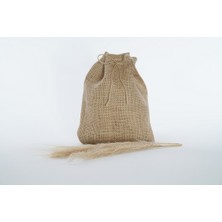 1 Adet Doğal Jüt Torba 15 x 20 cm En x Boy Büzgülü Jut Kese Doğal Ambalaj Paketleme Bayram Şekeri Torbası Hasır Torba Yılbaşı Hediye Paketi Nikah Şekeri Hediye Vegan Para Kesesi Istanbul Sandalet