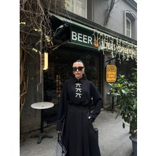 Hot Fashıon Kadın Taşlı Kurdela Detaylı Ince Likralı Krep Gömlek