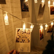 Ozcmax Işıklı Mandallı Fotoğraf Albümü 20 Li