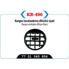 KR-496 - Orta Havalandırma Dıfrızoru Siyah Kangoo