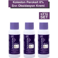 Wella Koleston Koleston Peroksit 6% Sıvı Oksidasyon Kremi 50 ML X3 Adet