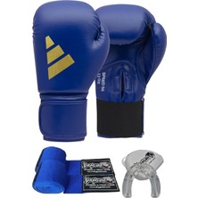 adidas ADISBG50 SPEED50 adidas Boks Eldiveni Kick Boks Muay Thai Boks Eldiveni, Bandaj ve Dislik 3’lü Set