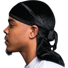 Hasyılmaz Kadife Kumaş Unisex Drugs Bandana Siyah