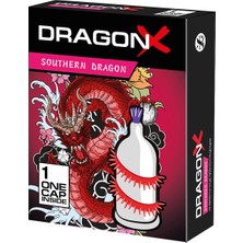 Dragon Southern Dış Uyarımlı ve Tırtıklı Prezervatif - 1 Adet Extra Uyarımlı Condom Sitabella Dragon Southern Prezervatif