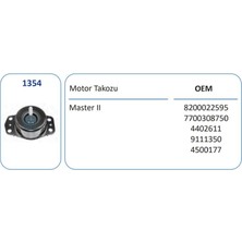 FKK1354 - Motor Takozu Ön Sağ Master Master Iı / Movano Movano A 2.2 G9T 2.5 G9U
