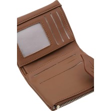 Sheda Bag Kadın Taba Yumuşak Dokulu Cüzdan