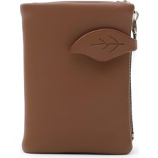 Sheda Bag Kadın Taba Yumuşak Dokulu Cüzdan