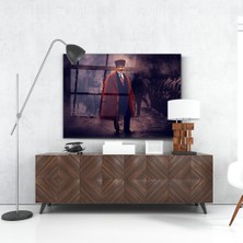 Zera Wall Mustafa Kemal Atatürk Soyut Tasarım Cam Tablo- Ev ve Ofis Dekorasyonu- Modern-Atatürk