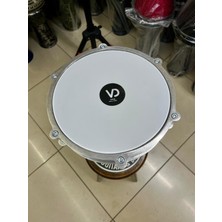 Vatan 5 Numara Alüminyum Kırmızı-Siyah Çatlak Desenli Darbuka