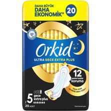Orkid Ped Ultra Gece Extra Plus 5 Boy 20'li