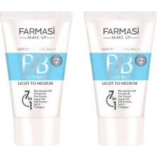 FARMASI BB Krem Açıktan Ortaya Light To Medium 50 Ml 2 Adet Tüm Cilt Tipleri İçin