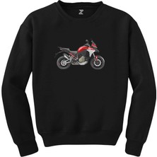 Ducati Multistrada V4 Red MY21 Siyah Sweatshirt