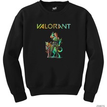 Val. Skye Siyah Sweatshirt