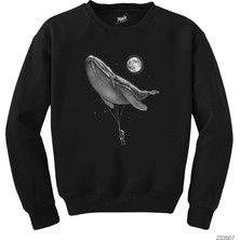 Balina Siyah Sweatshirt