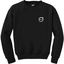 Volvo Logo 2 Siyah Sweatshirt