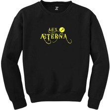 Metallica Lux Æterna Logo Siyah Sweatshirt