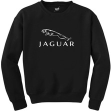 Jaguar Logo 2 Siyah Sweatshirt