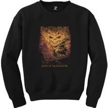 Iron Maiden Ghost Of The Navigator Siyah Sweatshirt