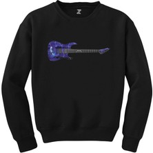 Metallica Ride The Lightning Guitar Siyah Sweatshirt