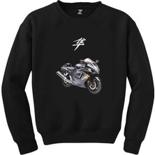 Suzuki Hayabusa Stompgrip Siyah Sweatshirt