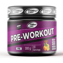 CONLAST Pre-Workout Aromasıyla Karışık Meyve 300 gr Sporcu Besini 30 Servis İçerir