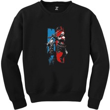 God Of War Atreus Kratos Family Siyah Sweatshirt