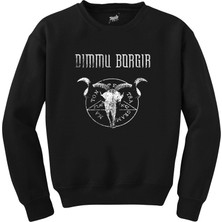 Dimmu Borgir Graphic Siyah Sweatshirt