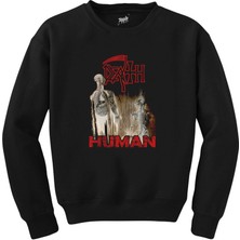 Death Human Siyah Sweatshirt