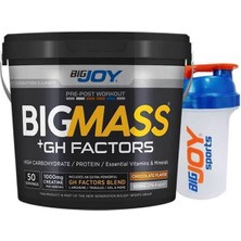 Bigjoy Sports Bigmass Mass Gainer Gh factors Karbonhidrat Protein Çikolata Aroma 5000g
