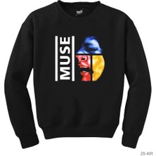 Muse 1998 Album Cover Siyah Sweatshirt