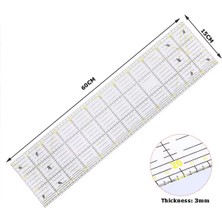 Patchwork Dikiş Nakış Cetveli - 15X60 cm